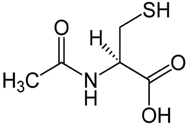 n-acetilcistéina (NAC)